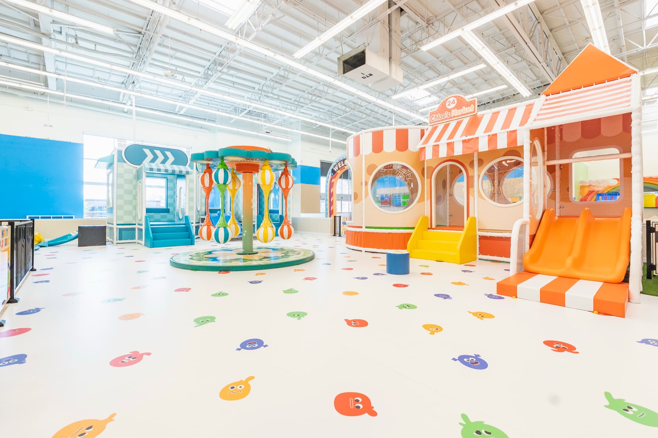 Kids playing at Play City