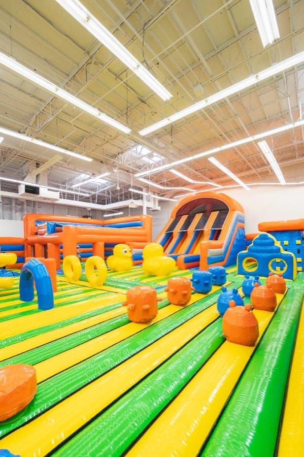 Giant inflatables at Play City